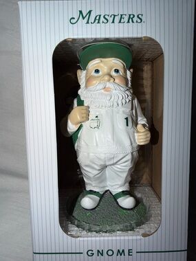 Masters White and Green Golf Gnome